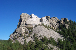 Góra Rushmore Black Hills Dakota pld. USA