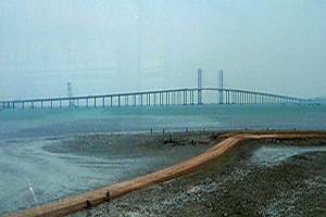 Most Qingdao Haiwan prowincja Shandong Chiny